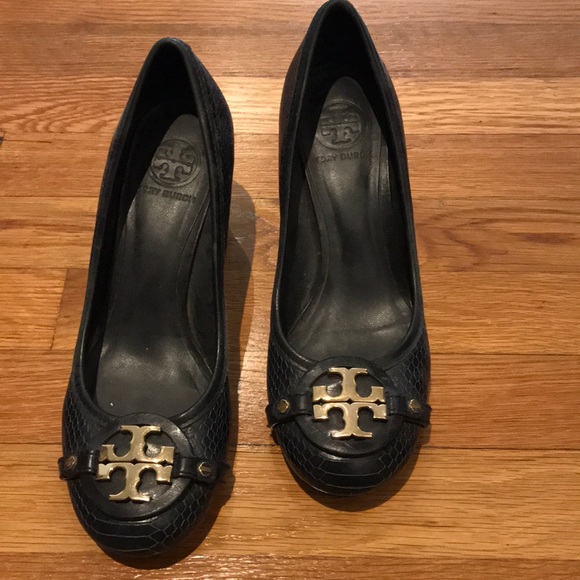 Tory Burch Shoes - Tory Burch Snakeskin Heels